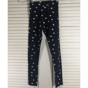Zara Size 9/10 Blue Heart & Dog Paw Leggings